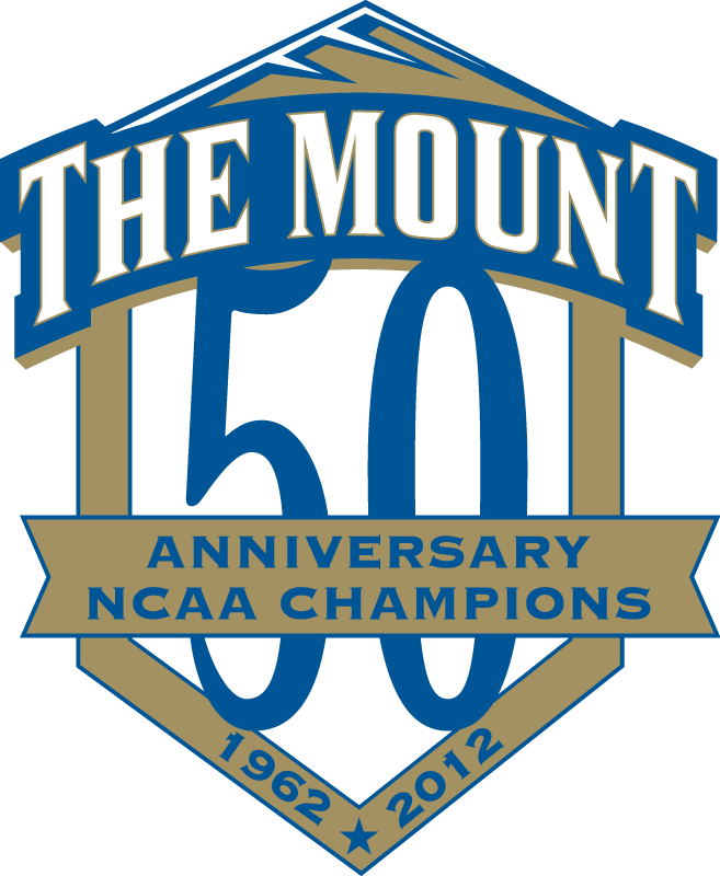Mount St. Marys Mountaineers 2012 Anniversary Logo v2 t shirts iron on transfers